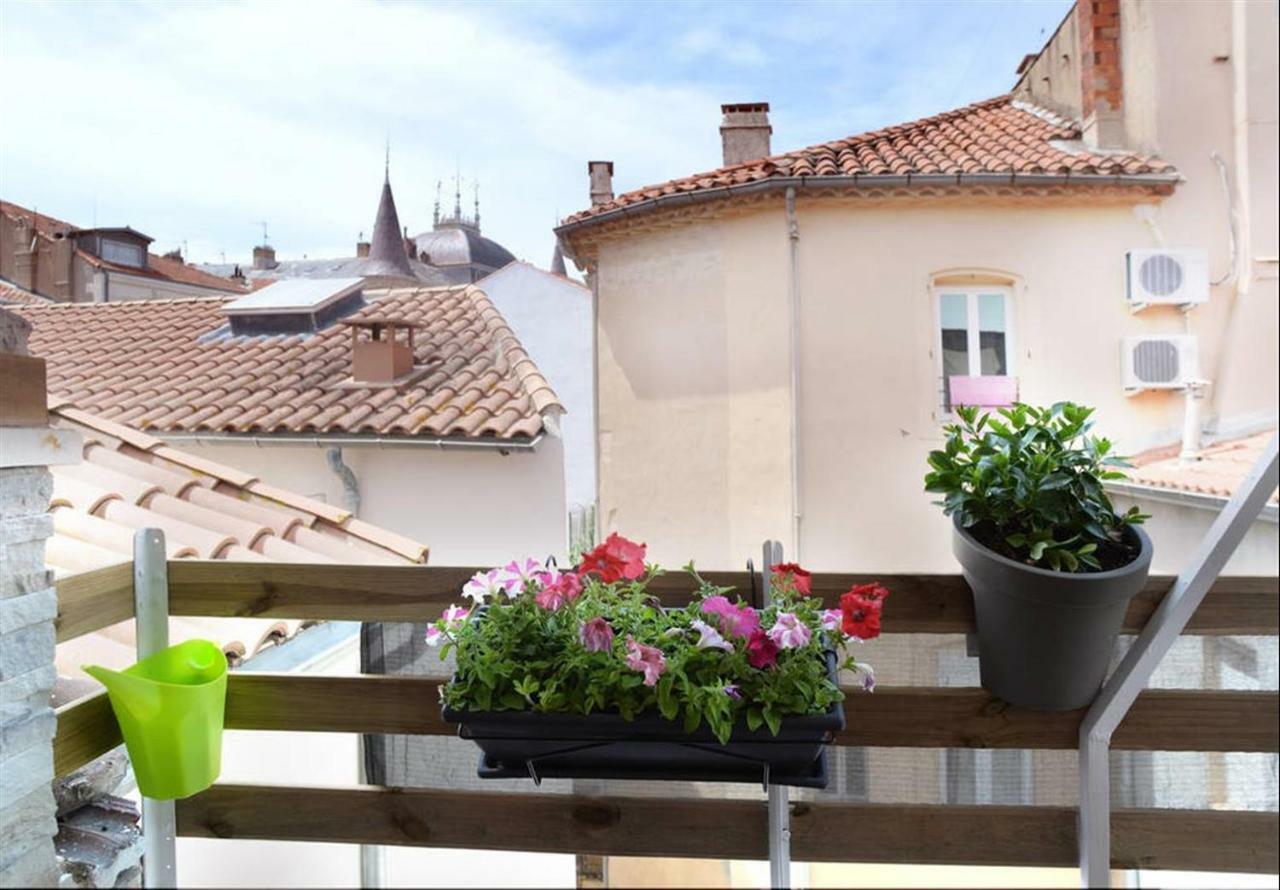 Beziers Studio Terrasse Ngoại thất bức ảnh